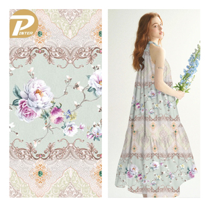 Số lượng lớn đơn đặt hàng chào đón 100% <span class=keywords><strong>Rayon</strong></span> đẹp hoa in <span class=keywords><strong>Rayon</strong></span> poplin vải cho hàng may mặc - Product Image 2