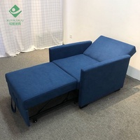 Prix de gros, canapé-lit 3 en 1, design de canapé-lit très vendu avec accoudoirs et dossier réglable