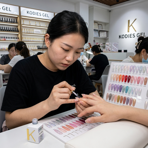 KODIES GEL Gel de construction pailleté en bouteille, Gel fortifiant pour extension, Qualité professionnelle pour salons de manucure, Sans HEMA/TPO - Product Image 5