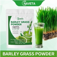 Poudre d'extrait de jus d'herbe d'orge verte de qualité alimentaire, laxatif naturel, favorise la digestion, 100g, contenant en plastique