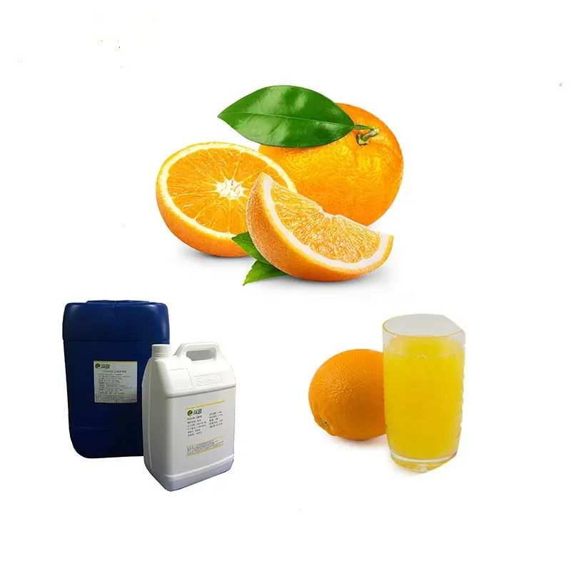 Sabores de alimentos, aceite, naranja, para refrescos