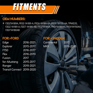 Sensor de presión de neumáticos TPMS F2GZ1A189AB, para Ford F150, Mustang Explorer, Lincoln, MKX, MKT, TPMS35, 315MHz, 1 unidad, 1 unidad - Product Image 5