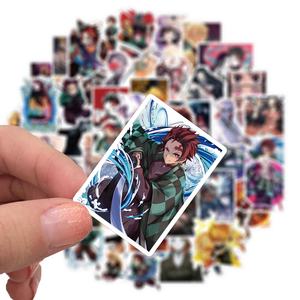 50Pcs New Style <strong>Demon</strong> <strong>Slayer</strong> Anime <strong>Sticker</strong> Label for Children Skateboard Luggage Laptop Phone Graffiti Cartoon <strong>Stickers</strong> - Product Image 5