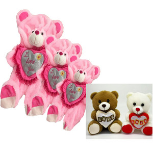 Usine de jouets personnalisée sans rembourrage, cadeau de la Saint-Valentin, peluche animale, ours en peluche <span class=keywords><strong>géant</strong></span> non rembourré avec nœud papillon et fermeture éclair - Product Image 1
