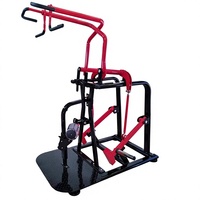 Vente en gros usine d'équipement de fitness commercial : Machine à tirage dorsal à charge de plaques, banc de tirage large, machine de tirage dorsal
