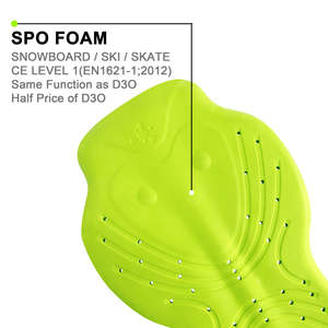 YOUNGSON CE Level 1 Certified SPO Armor Pads <b>Back</b> Shoulder Elbow Knee <b>Protectors</b> Advanced Protection Shock Absorption for - Product Image 2