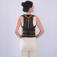 Correcteur de posture dorsal réglable, léger et durable, avec support en maille respirante et fermeture auto-agrippante pour hommes et femmes, soutien lombaire