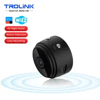 TROLINK A9 Kamera Wifi Mini, Kamera Keamanan Rumah Terkecil Full HD 1080P Camcorder Nirkabel dengan Kamera Inframerah