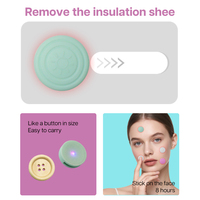 Patchs électroniques en plastique anti-acné, dispositif portable à action rapide pour éliminer l'acné, fonctionne sur piles, personnalisé pour usage domestique, soin de la peau.