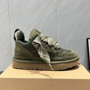 Botas de Nieve de Lujo para Mujer, Diseño Moderno y Elegante, Cálidas, de Lana y Cuero, Cómodas, Altura al Tobillo, Plantilla de PU, Cierre Deslizante - Product Image 1