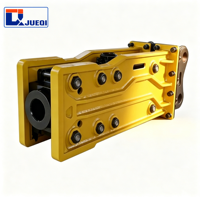 Marteau hydraulique de type supérieur robuste SB70 SB81 pour l'exploitation minière avec pièces de rechange complètes, tête avant, piston et burin