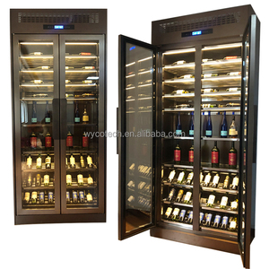 Réfrigérateur à vin électrique personnalisé en acier inoxydable SUS304, refroidisseur, cave à vin, contrôle de température à deux zones, éclairage LED, stockage - Product Image 2