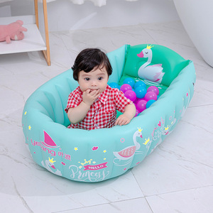 Bañera Inflable para Bebés Lan Hua de 90 cm con Diseño Impreso para Natación Infantil y Deportes Acuáticos - Product Image 1