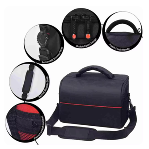 Sac à bandoulière pour appareil photo numérique <span class=keywords><strong>reflex</strong></span> numérique RF10, étui en nylon imperméable, pochette pour objectif photo - Product Image 3