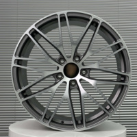Jante en alliage monobloc finition usinée gris bronze mat 17-24 pouces pour SUV de performance européen (pièce de rechange)