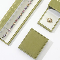 Boîte d'emballage pour accessoires en dentelle, boîte haut de gamme pour bagues, boucles d'oreilles, pendentifs, boîte à bijoux en velours, boîte d'emballage pour bijoux