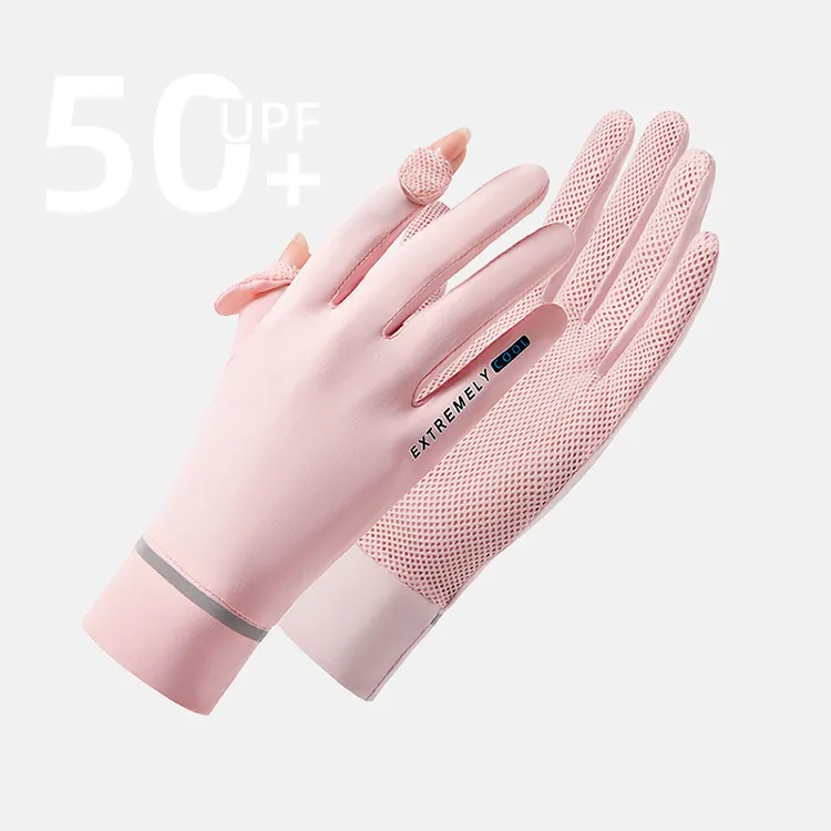 Wholesale Sports Fitness Full-Finger Women Thin Gloves Anti-uv Training Cycling Racing Bike Gloves