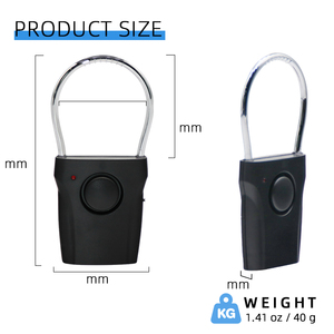 Bán Hot 115dB báo động chạm vào rung kích hoạt an ninh cửa cửa sổ báo động với xử lý - Product Image 2