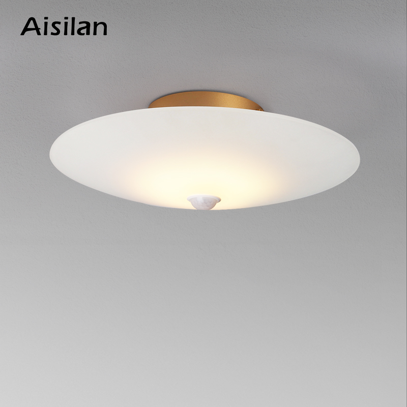 Домашние тапочки для отеля, роскошные золотые матовое стекло человеческий индукционный Светильник Настольный светодиодный светильник с датчиком движения