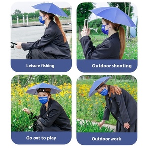 Chapeau Parapluie Imperméable pour Enfants à 8 Baleines, Petit, Facile à Transporter, Idéal pour les Sorties à la Pl Plage, Mains Libres - Product Image 5