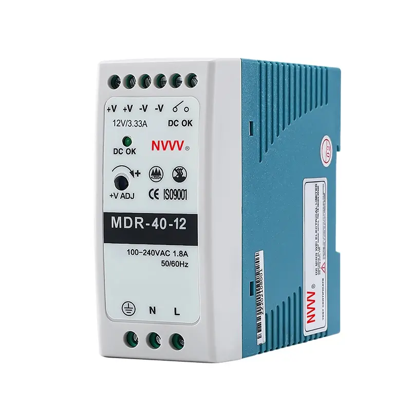 NVVV 40W 12V MDR-40-12 alimentation à découpage puissance industrielle sortie 40W 12V alimentation Ultra mince