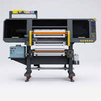 Machine d'impression UV DTF avec tête d'impression I3200 entièrement automatique pour impression rouleau à rouleau et d'étiquettes sur matériaux polyester