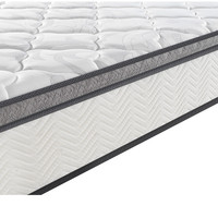 Lit simple avec matelas éponge, tailles king, à roulettes, matelas à ressort à poche, vente directe d'usine