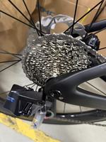 Vélo de triathlon 700C TT entièrement en carbone, roues WheelTop TX avec changement de vitesse électronique sans fil, jantes en carbone 3K de 60 mm, vélo de course contre la montre