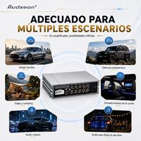 Amplificateur de voiture 4 canaux, processeur DSP de voiture 8 canaux, égaliseur 31 bandes, RMS 4x25W, max 4x60W, amplificateurs haute puissance de bonne qualité