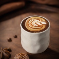 Mug en céramique moderne et minimaliste avec des paillettes métalliques, tasse à café tendance et à la mode, tasse à expresso avec logo personnalisable