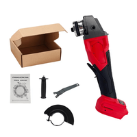 Meuleuse d'angle compacte sans fil professionnelle industrielle DIY transfrontalière à moteur brushless haute puissance avec batterie lithium 5.2AH