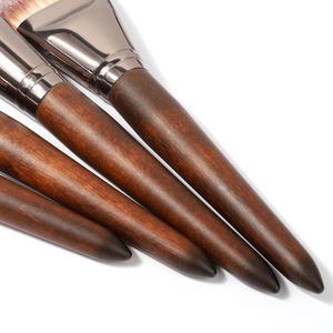 26 Uds cosméticos para el cabello natural viaje a granel etiqueta privada personalizada Premium viaje lujo alta calidad juego de brochas de maquillaje profesional - Product Image 4