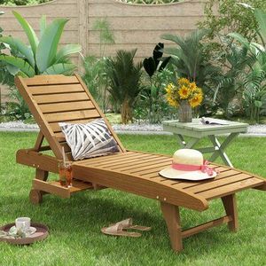 Al Aire Libre patio campo jardín ola chaise playa portátil jardín Hotel balcón piscina madera <span class=keywords><strong>tumbonas</strong></span> - Product Image 1