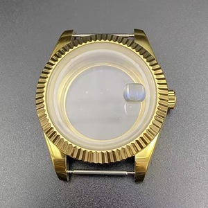 Pièces de rechange pour montre, lunette cannelée de 41 mm, boîtier de montre 8285, verre saphir, compatible avec le mouvement 8285 - Product Image 2