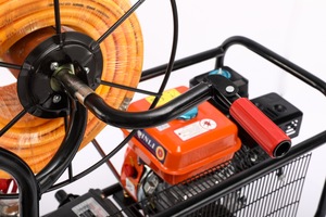 Pulverizador Agrícola de Jardín con Motor de Gasolina de Empuje Manual, Tipo Carro de Alta Productividad, de 4 Tiempos, con Ruedas para Pesticidas - Product Image 2