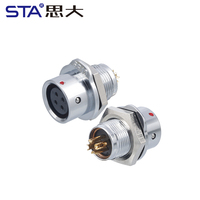 Connecteur Étanche SF12 IP67 pour Câble Électrique, Prise d'Aviation à Connexion Rapide Push-Pull, 2 3 4 5 6 7 9 Broches