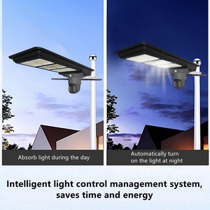 Ubox 900W 1000W 1200W 1500W All in One <b>Security</b> CCTV APP Control IP66 4g Home Garden Led Solar Street <b>Light</b> <b>with</b> <b>Cameras</b> Outdoor - Product Image 4