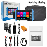 Testeur de caméra CCTV Rsrteng IPC-9800 Pro, moniteur 8K 32MP 4K 12MP, caméra IP SFP POE++ CVBS, câble réseau pour écran tactile 7 pouces