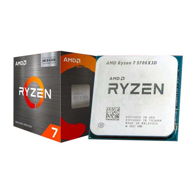 2026 NEW  R7 5700X 3D 8 Core 16 Thread 3.0GHz up to 4.1GHz 96MB 3D V- Cache AM4 Desktop Processor