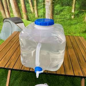 Conteneur d'<span class=keywords><strong>eau</strong></span> en plastique de qualité alimentaire sans BPA de 20 L, <span class=keywords><strong>bidon</strong></span> d'<span class=keywords><strong>eau</strong></span> portable pour l'extérieur avec <span class=keywords><strong>robinet</strong></span> pour le stockage d'huile et de vinaigre - Product Image 5