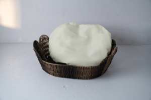 Ganzjahres-Haustier-Rattanhaus Umweltfreundliches Komfortables Haustierbett für Pelzige Freunde Weiden-Kunsthandwerk Katzenhaus - Product Image 4