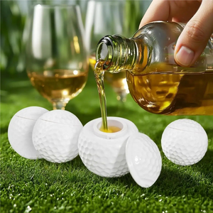 Mini <b>Golf</b> Fan Shaped Glass Food Grade ABS Plastic <b>Golf</b> Ball Formed Drink Cup Fun Entertainment Sports Trainer - Product Image 2