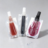 Pochette personnalisée 3,2g 3G pour gloss liquide, brosse de soin pour les lèvres, emballage pour gloss et mascara, pour vodka, bière, pochette en plastique avec bec verseur
