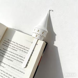 <span class=keywords><strong>Marque</strong></span>-pages clipsables <span class=keywords><strong>3D</strong></span> en plastique recyclable de 10,5 cm pour enfants, femmes et hommes - Porte-pages mignon et original, idée cadeau unique et amusante pour la lecture - Product Image 2