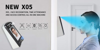 HFSecurity X05 Novo Sistema de Controle de Acesso com Reconhecimento Facial, Impressão Digital, Cartão RFID HID e Software em Nuvem Android para Fábricas