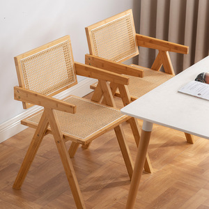 Chandigarh Chair Natural Color Living Room Chair With Backrest For Home And Dining - Product Image 1