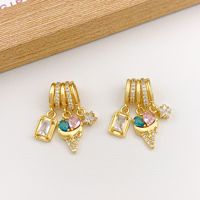 Pendentif Breloque Plaqué Or en Laiton et Micro-Sertissage de Zircons pour Fabrication de Colliers et Bracelets DIY - Grande Vente