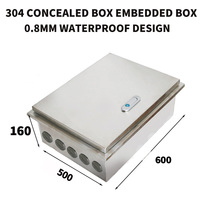 600 * 500 * 160 – Verdeckter, wasserdichter Tank, kundenspezifischer, eingebetteter, verdeckter Kasten, Niederspannungsverteilerkasten