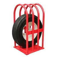 Cage de sécurité d'inflation de pneu de pneu d'explosion de roue de camion lourd pour changer et gonfler