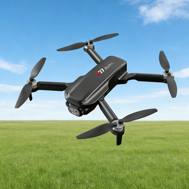 Remote control 4K Drone with Adjustable Camera Auto-Hover and Obstacle Sensing for Outdoor Flying and Vlog Recording